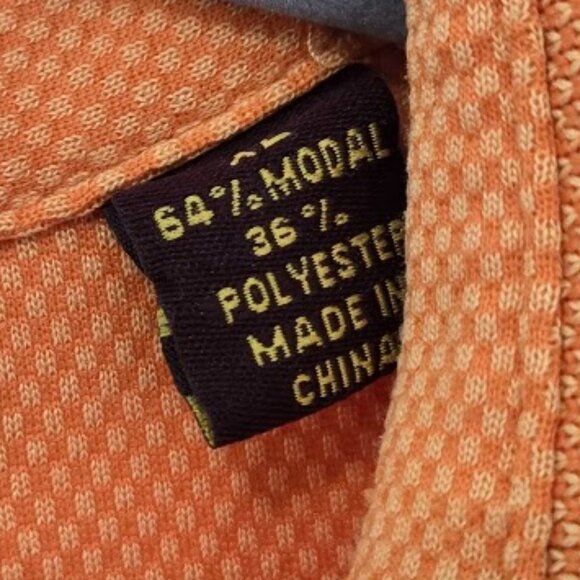 TOMMY BAHAMA GOLF Polo Shirt Men’s XL Orange Short Sleeve - Picture 7 of 8